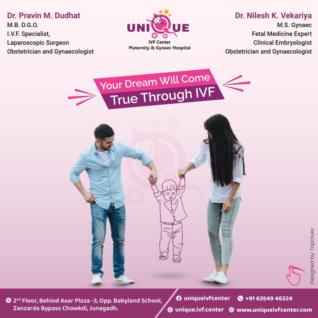 IVF treatment Junagadh, ICSI treatment Junagadh, embryo transfer precautions, Unique IVF Hospital Junagadh, fertility centre Junagadh, IVF success tips, male infertility treatment, female infertility solutions, emotional support during IVF, best IVF center Junagadh