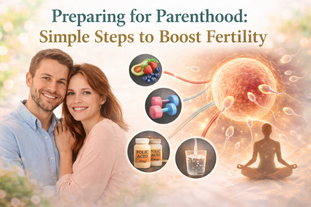 boost fertility naturally, preparing for parenthood tips, fertility tips for couples, fertility treatment Junagadh, fertility centre in Junagadh, best IVF center in Junagadh, IVF treatment Junagadh, ICSI treatment in Junagadh, infertility treatment Junagadh, male infertility treatment Junagadh, female infertility treatment Junagadh, fertility doctor Junagadh, fertility clinic Junagadh, fertility health tips, improve fertility naturally, fertility planning before pregnancy